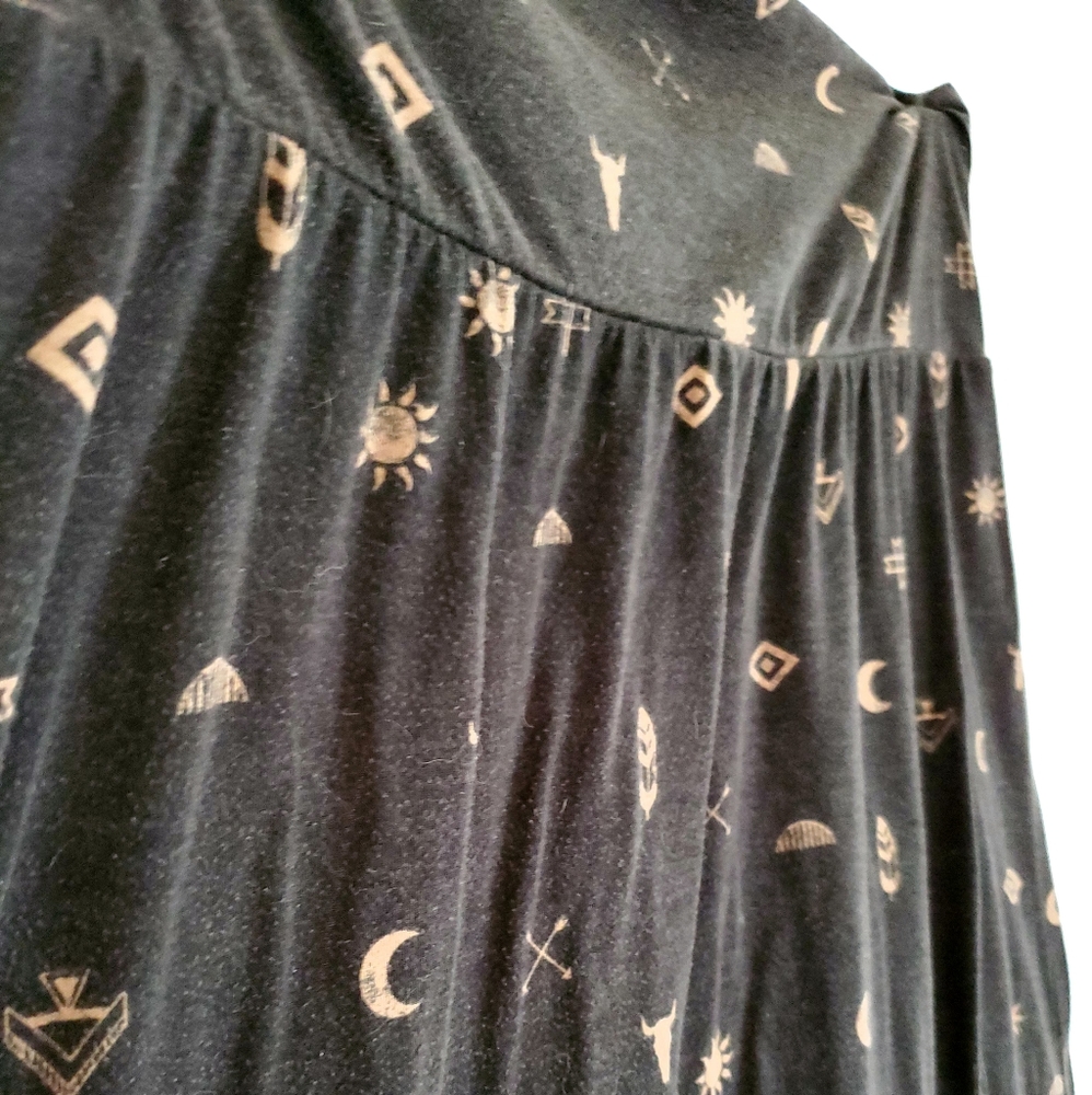 Printed Maxi Skirt XXL